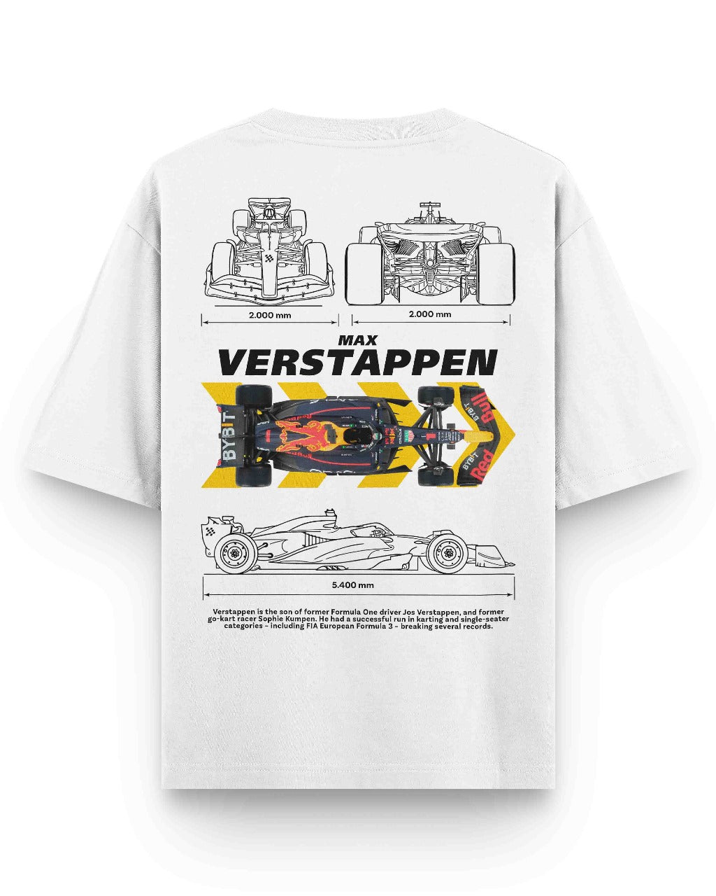 OVERSIZED FIT F1 BLUEPRINT T-SHIRT [UNISEX] 3.0