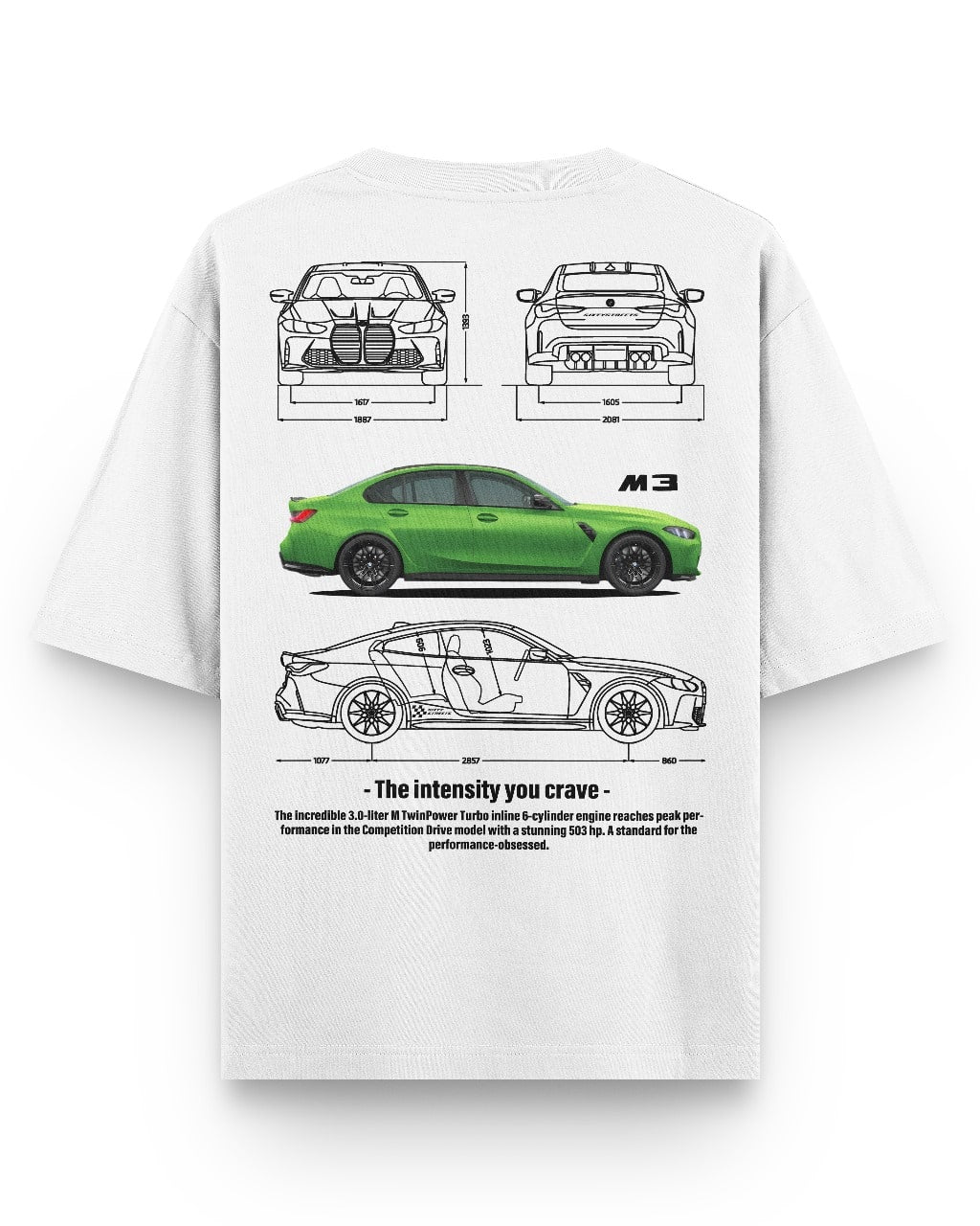 M3 GREEN OVERSIZED T-SHIRT LIMITED EDITION [UNISEX]