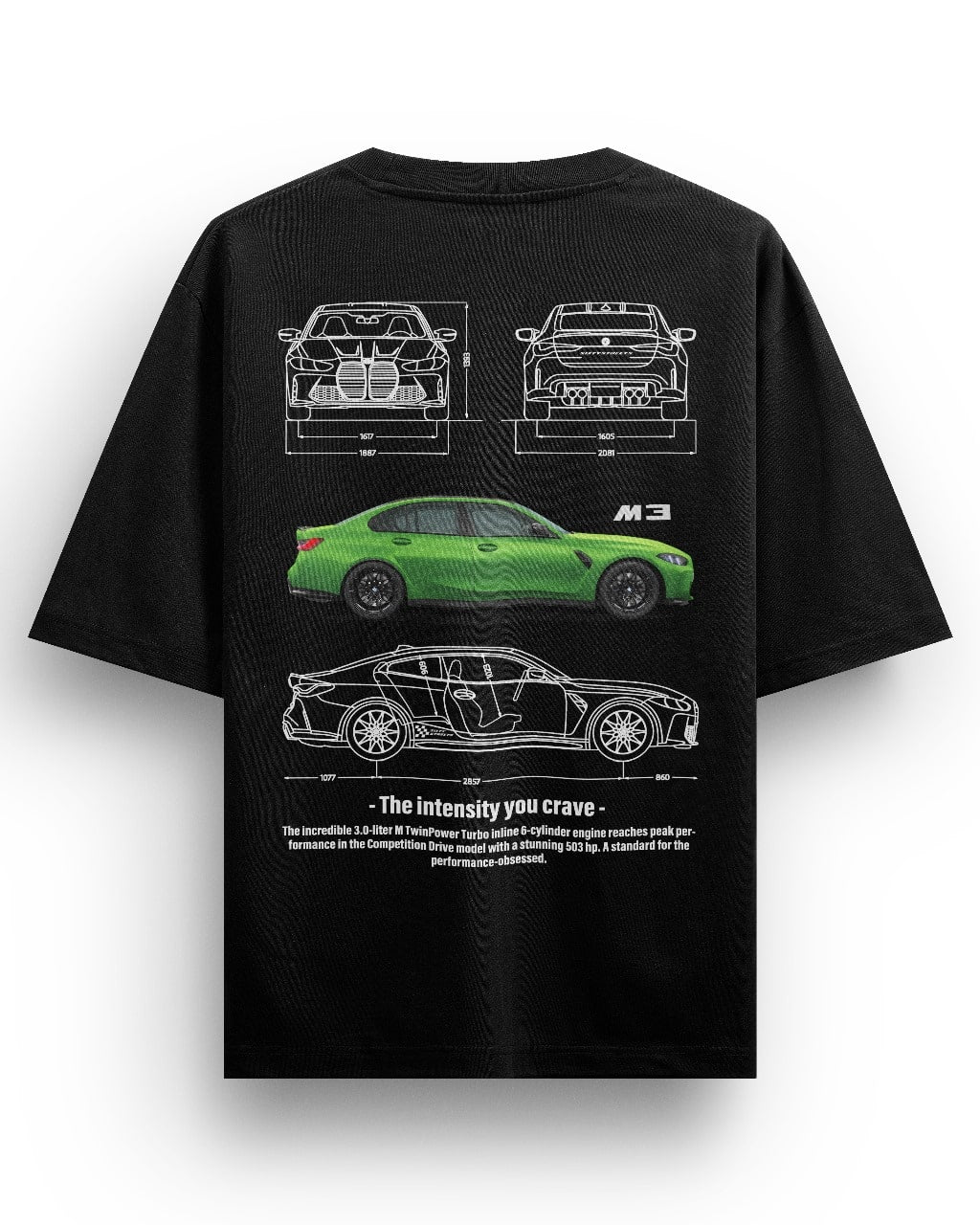 M3 GREEN OVERSIZED T-SHIRT LIMITED EDITION [UNISEX]