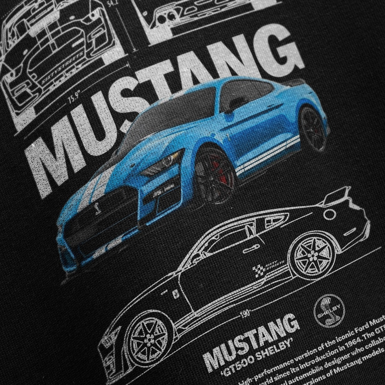 Mustang GT500 Oversized Fit T-shirt [Unisex]