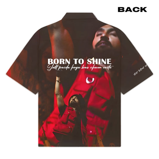 DILJIT BORN TO SHINE CONCERT PRINTED SHIRT - UNISEX