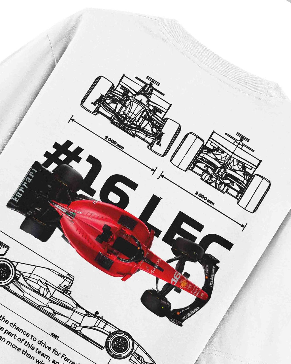 OVERSIZED FIT F1 BLUEPRINT T-SHIRT [UNISEX] 2.0