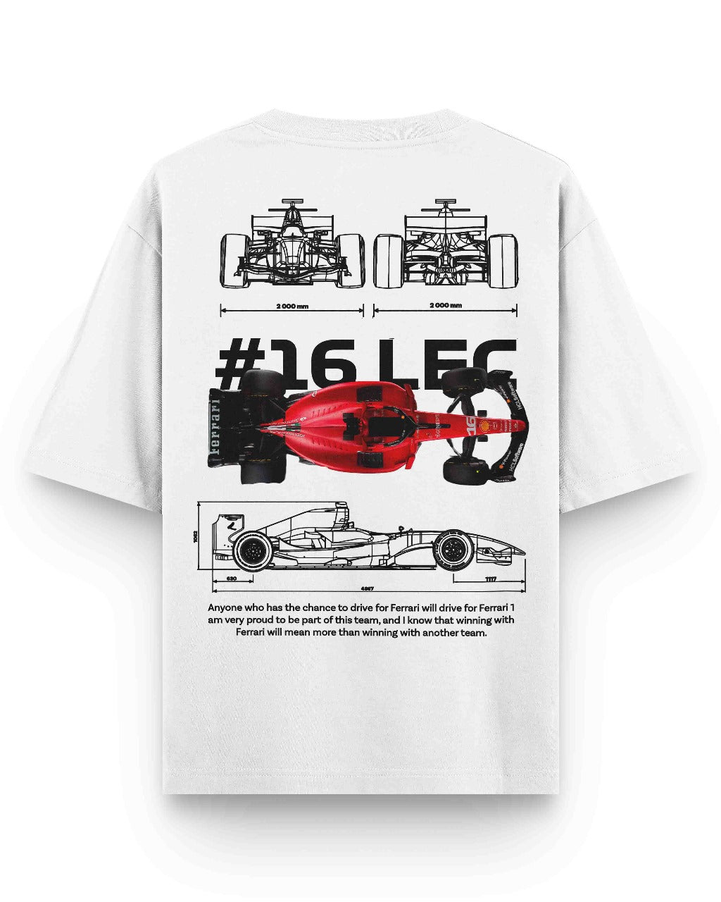 OVERSIZED FIT F1 BLUEPRINT T-SHIRT [UNISEX] 2.0