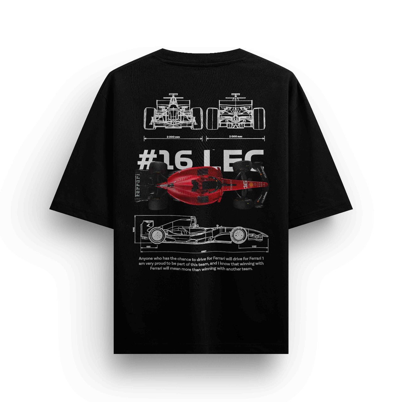 OVERSIZED FIT F1 BLUEPRINT T-SHIRT [UNISEX] 2.0